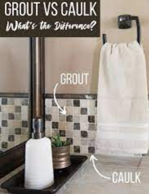 Difference between Grout and Caulk